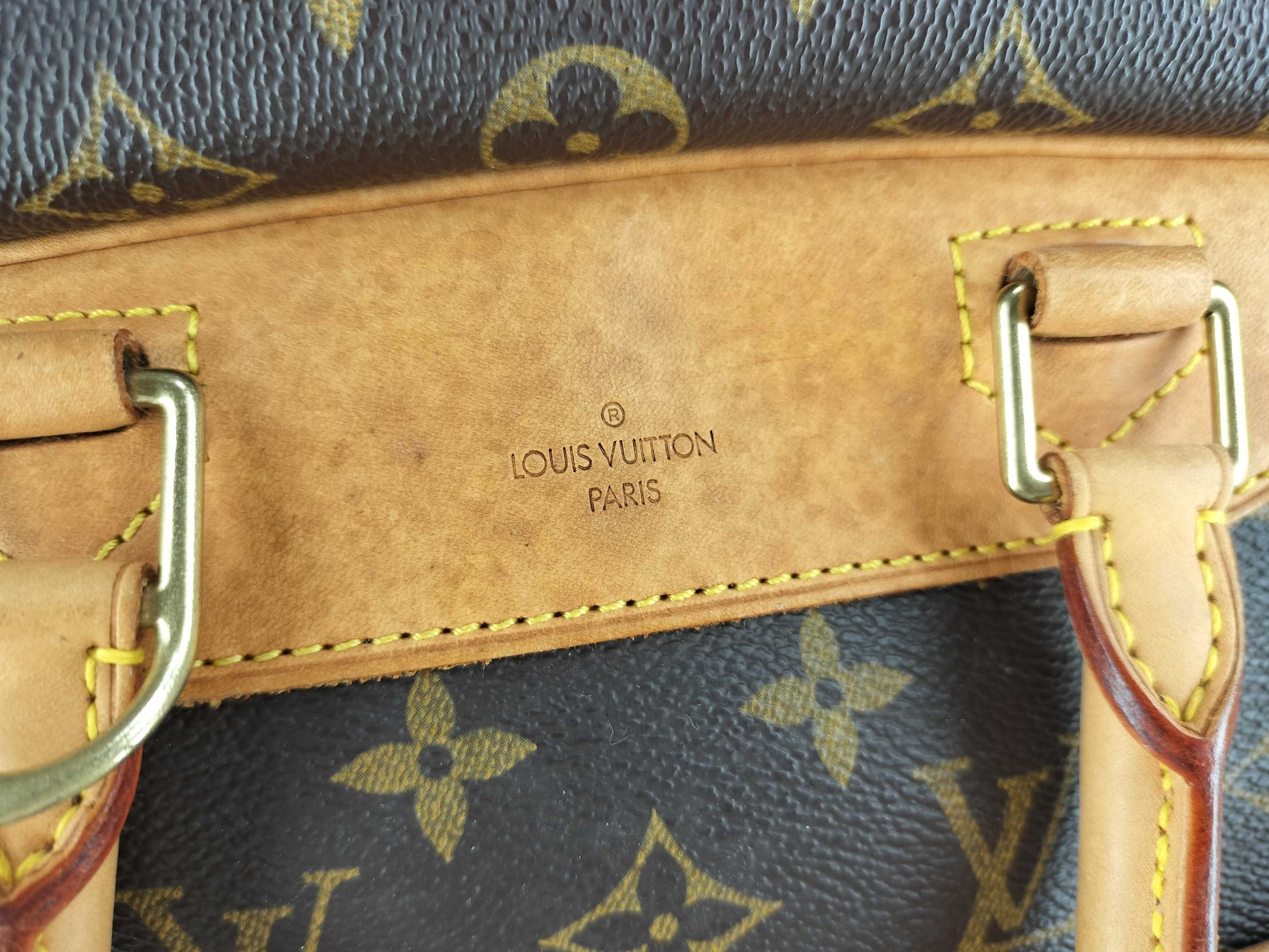 LOUIS VUITTON M47270 Monogram Louis Vuitton Deauville Tag Boston Bag