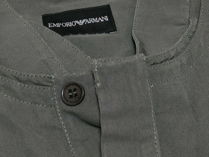 EMPORIO ARMANI EMPORIO ARMANI Shirt, Long Sleeve, Khaki, Size 52