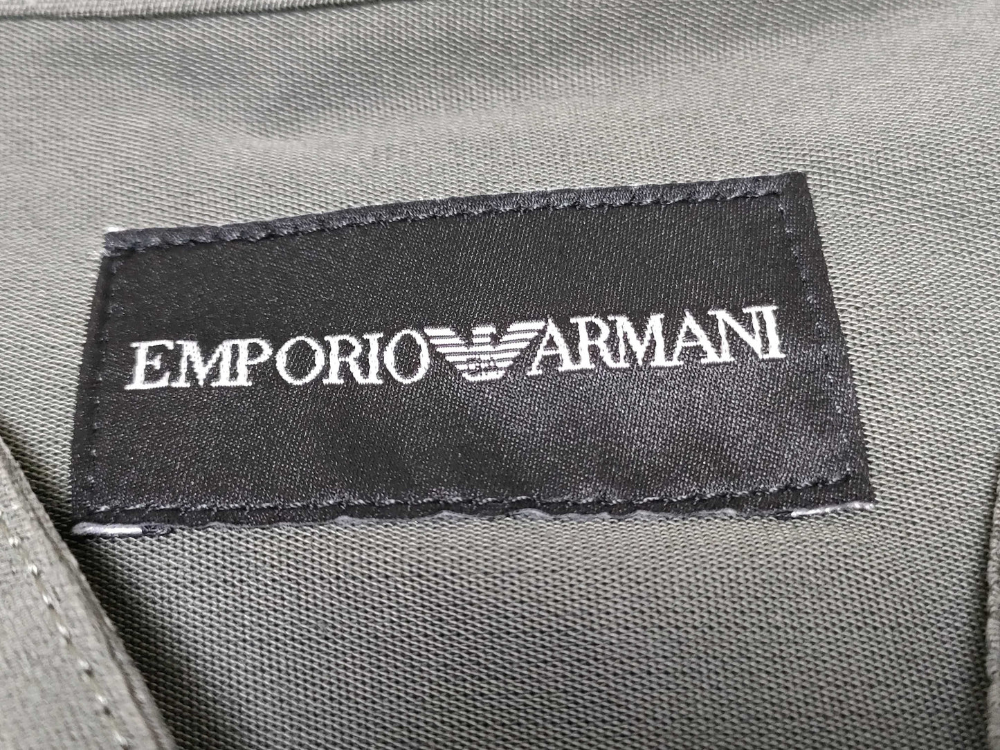 EMPORIO ARMANI EMPORIO ARMANI Shirt, Long Sleeve, Khaki, Size 52