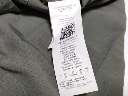 EMPORIO ARMANI EMPORIO ARMANI Shirt, Long Sleeve, Khaki, Size 52