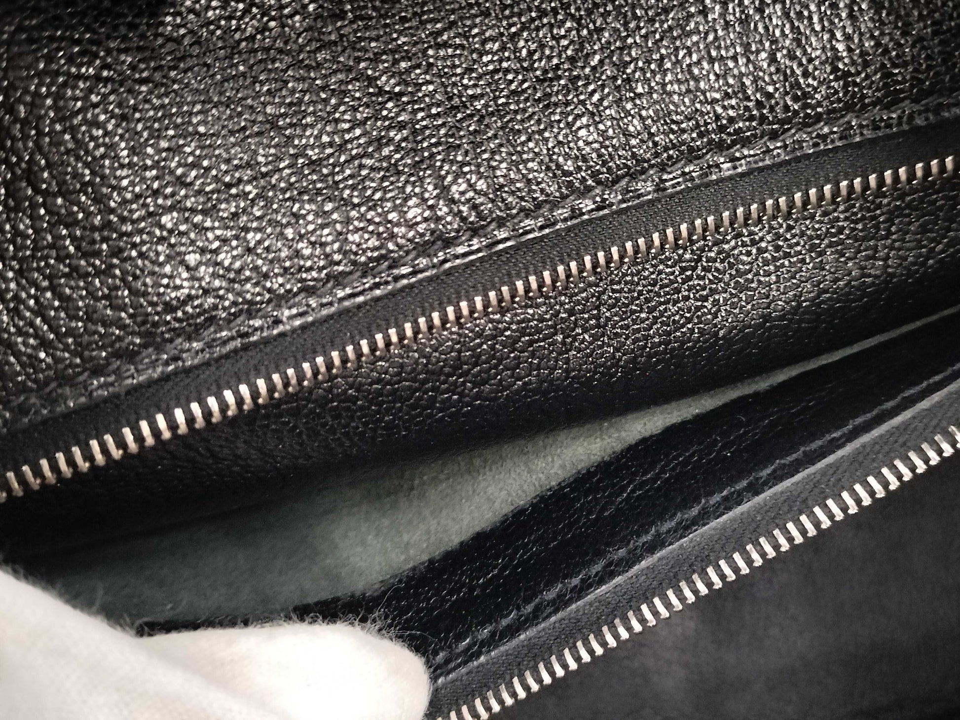 HERMES Togo Birkin 30 Black Handbag with Silver Hardware and □I Stamp