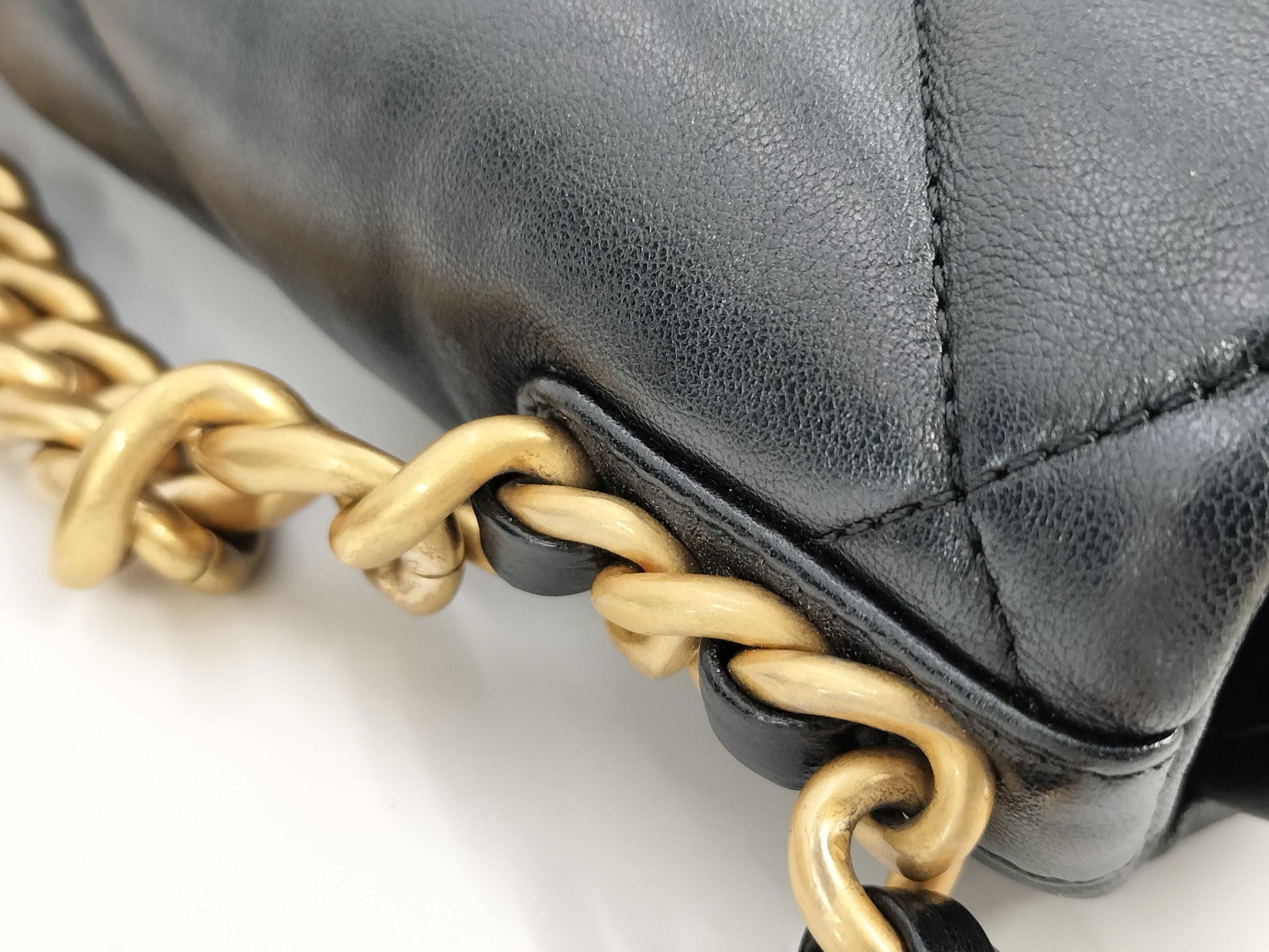 CHANEL Matelasse CHANEL19 Disneuf Chain Shoulder Bag 2WAY AS1160