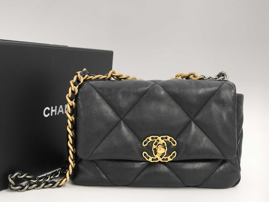 CHANEL Matelasse CHANEL19 Disneuf Chain Shoulder Bag 2WAY AS1160