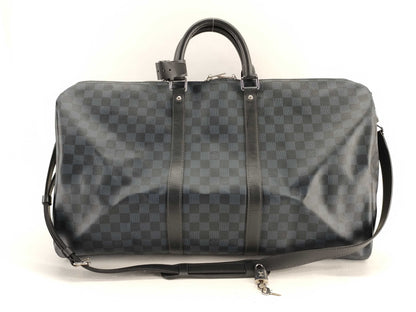 LOUIS VUITTON N41536 Louis Vuitton Damier Cobalt Keepall Bandouliere 55 Boston Bag N41536