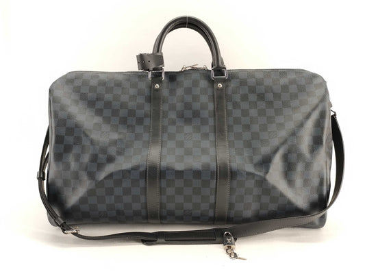 LOUIS VUITTON N41536 Louis Vuitton Damier Cobalt Keepall Bandouliere 55 Boston Bag N41536