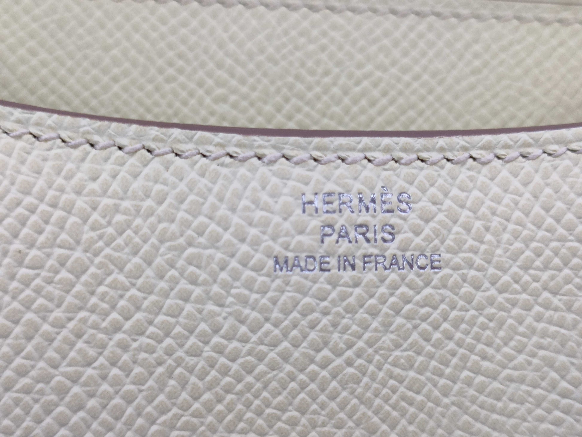 Unused HERMES Constance 19 Mini Jaune Milton Epson Silver Hardware W Stamp Shoulder Bag