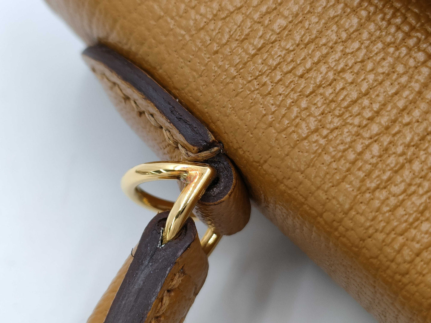 HERMES Brand New, Unused Hermès Mini Kelly 2 Verso Chevre Mysore Shoulder Bag with Gold Hardware, Size 28, Camel/4H Cocoa, Double Stamp