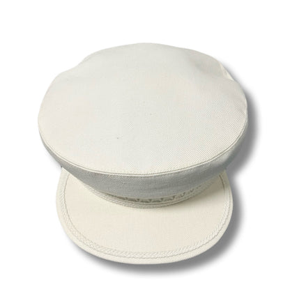 HERMES HERMES Hermes Cabourg Newsboy Cap White Other Accessories