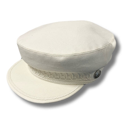 HERMES HERMES Hermes Cabourg Newsboy Cap White Other Accessories