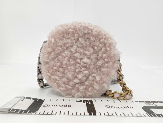CHANEL Boa x Lamb Chain Coco Multicolor Chain Shoulder Bag Shoulder Bag