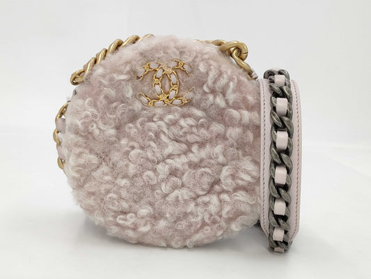CHANEL Boa x Lamb Chain Coco Multicolor Chain Shoulder Bag Shoulder Bag
