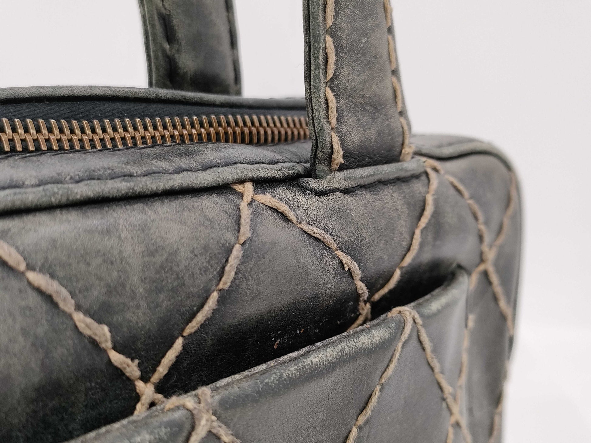 CHANEL Wild Stitch Lamb Handbag