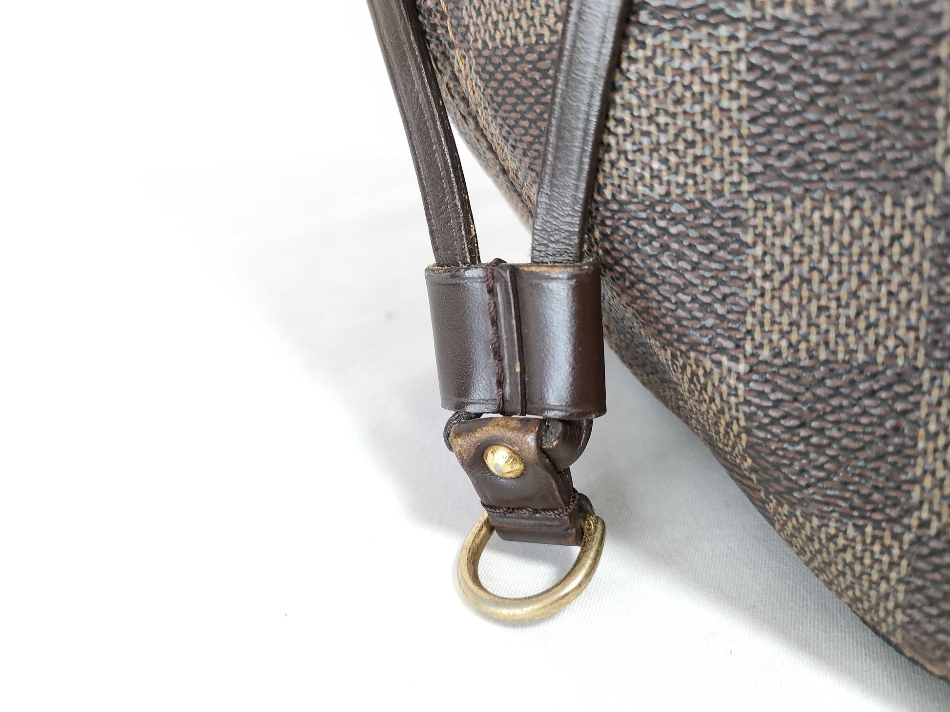 LOUIS VUITTON N41358 Damier Neverfull MM Engraved Shoulder Bag