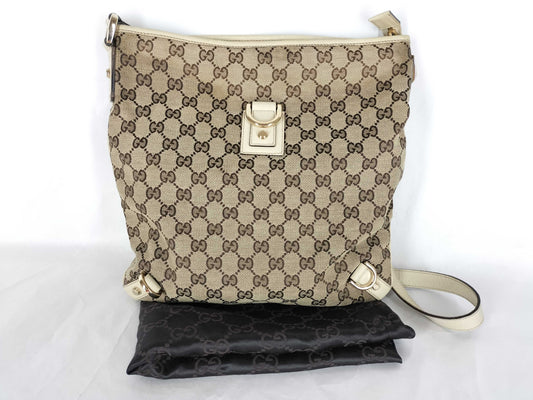 GUCCI GG Canvas Shoulder Bag