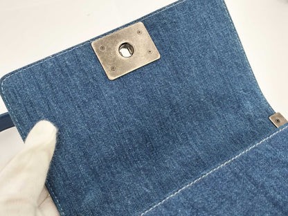 CHANEL Boy Chanel Denim Shoulder Bag, No. 19