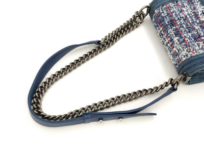 CHANEL Boy Chanel Denim Shoulder Bag, No. 19