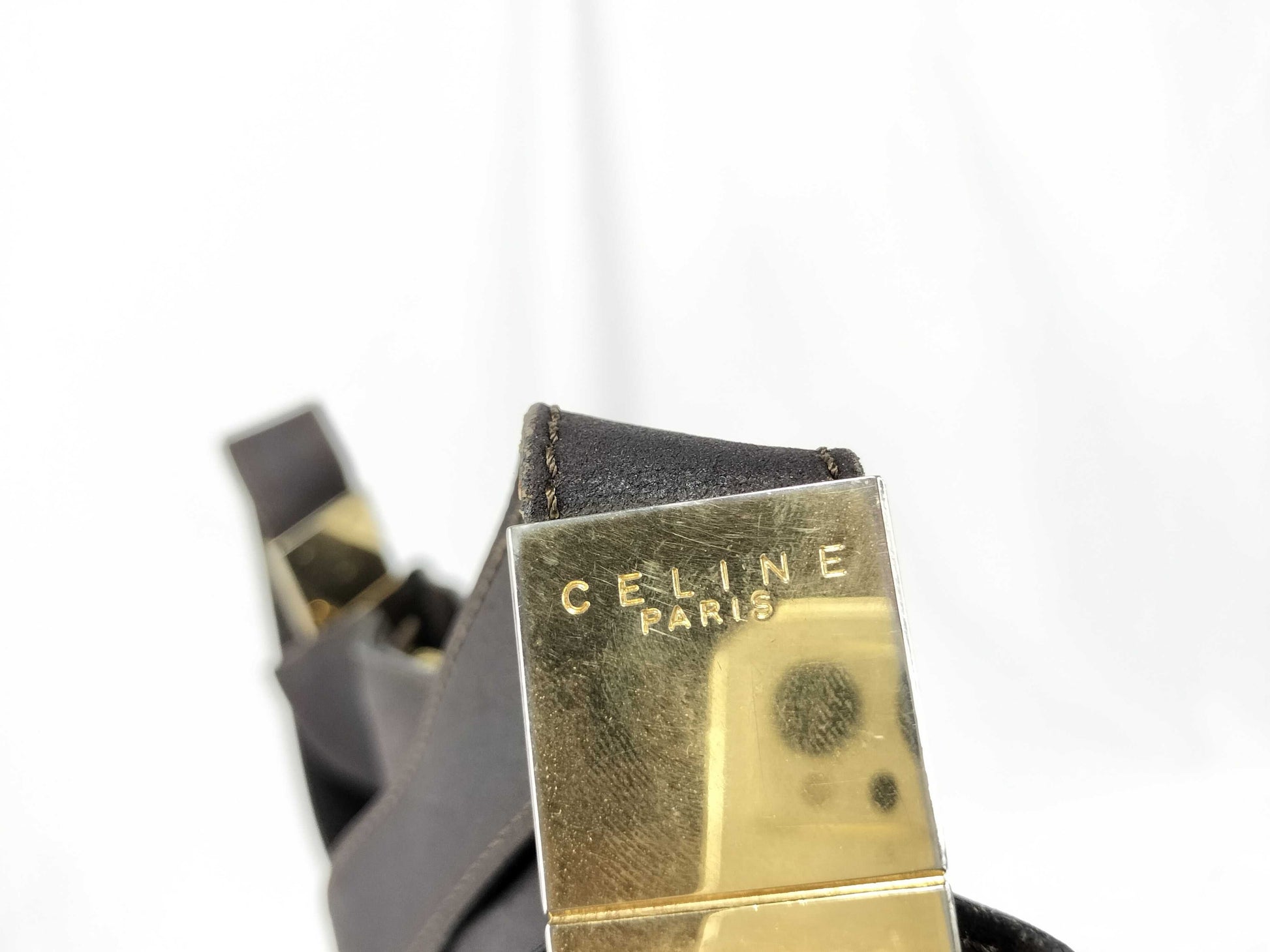 CELINE Celine Shoulder Bag Leather Shoulder Bag