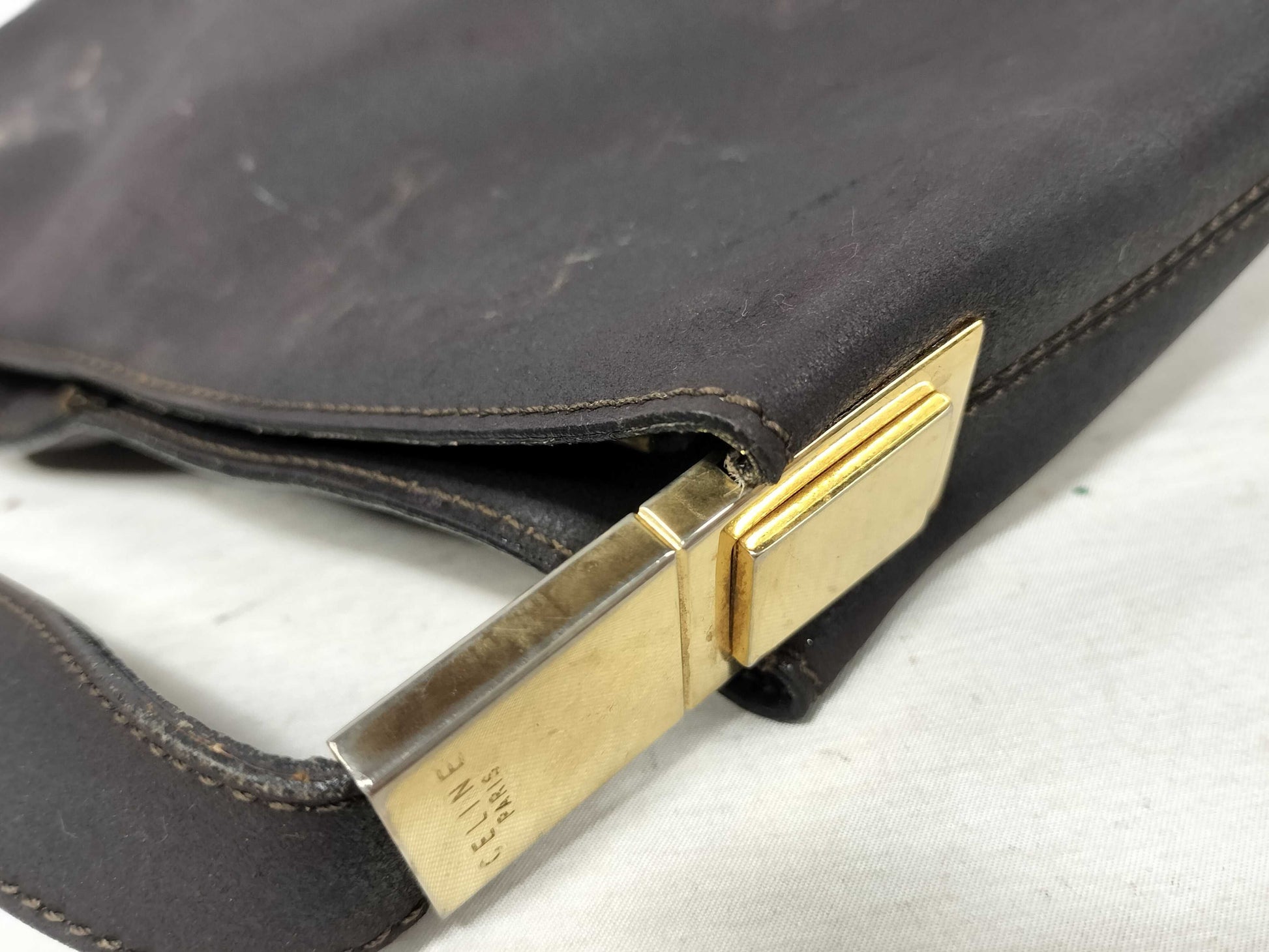 CELINE Celine Shoulder Bag Leather Shoulder Bag