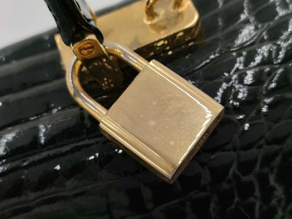 NUOVO BIDENTE Shining Crocodile 2-way Shoulder Bag/Handbag Bag
