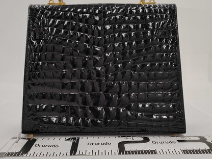 NUOVO BIDENTE Shining Crocodile 2-way Shoulder Bag/Handbag Bag