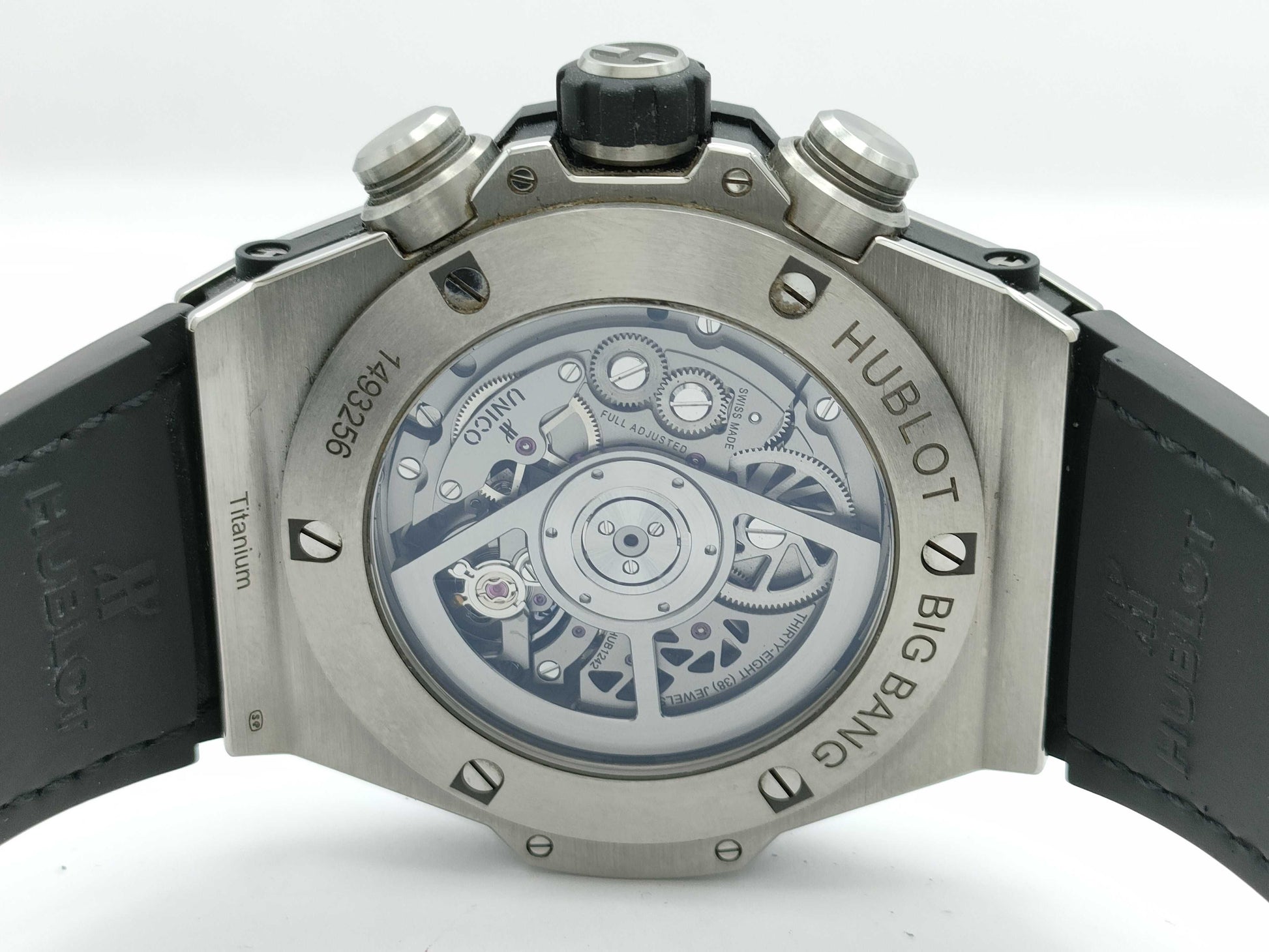 HUBLOT 411.NX.1170.RX.1104 Titanium Big Bang Unico Titanium Diamond Automatic Men's Watch 1493256