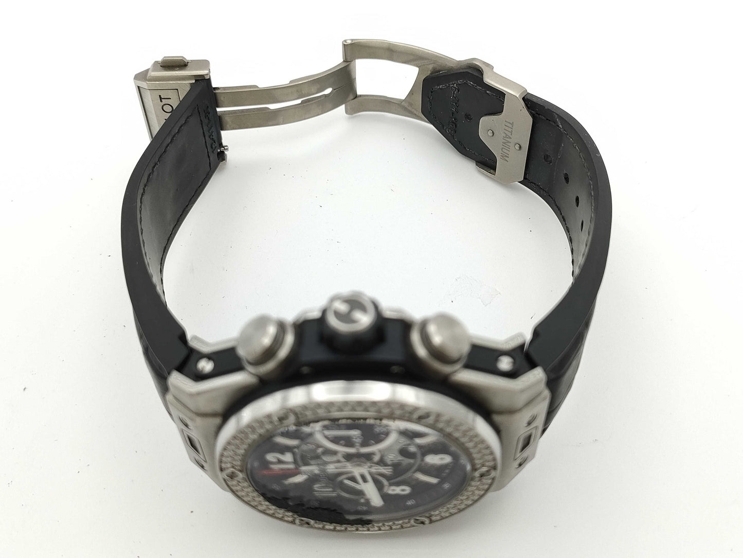 HUBLOT 411.NX.1170.RX.1104 Titanium Big Bang Unico Titanium Diamond Automatic Men's Watch 1493256