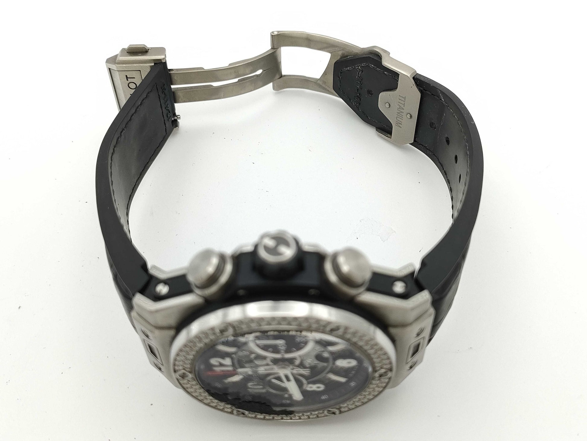 HUBLOT 411.NX.1170.RX.1104 Titanium Big Bang Unico Titanium Diamond Automatic Men's Watch 1493256