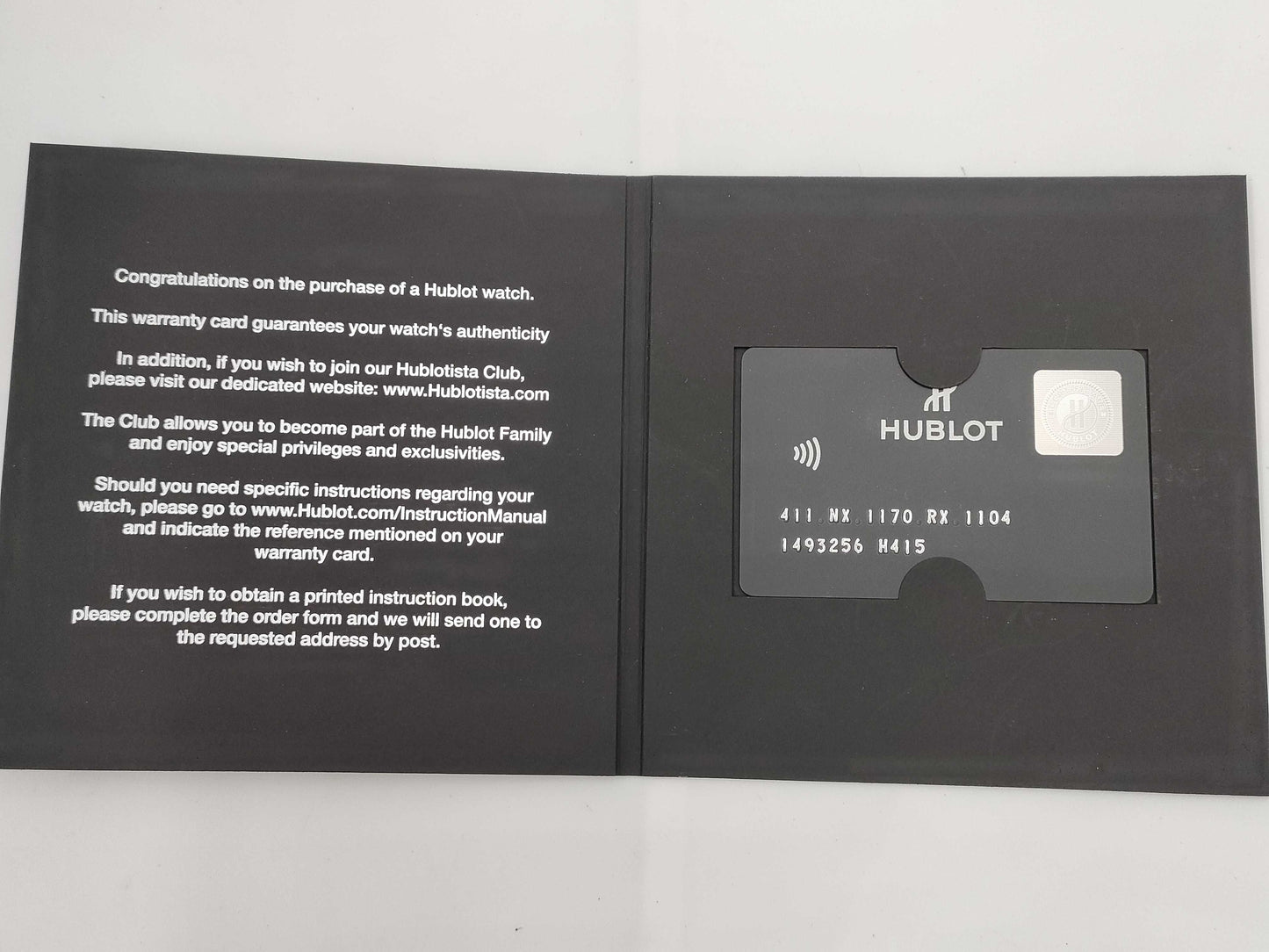 HUBLOT 411.NX.1170.RX.1104 Titanium Big Bang Unico Titanium Diamond Automatic Men's Watch 1493256