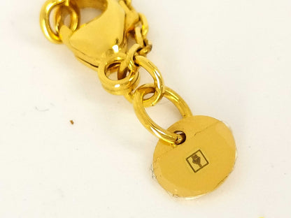 HERMES HERMES Necklace Heart Plate AS DE COEUR Playing Card Necklace