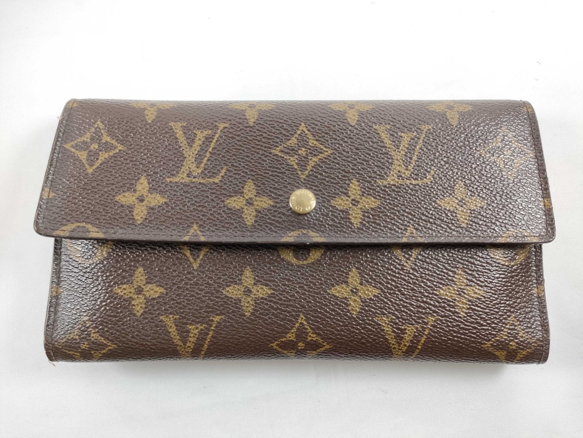 LOUIS VUITTON M 61734 Monogram Louis Vuitton Portefeuille Brazza Bi-fold Long Wallet