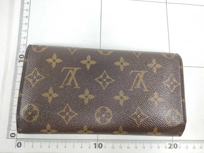 LOUIS VUITTON M 61734 Monogram Louis Vuitton Portefeuille Brazza Bi-fold Long Wallet