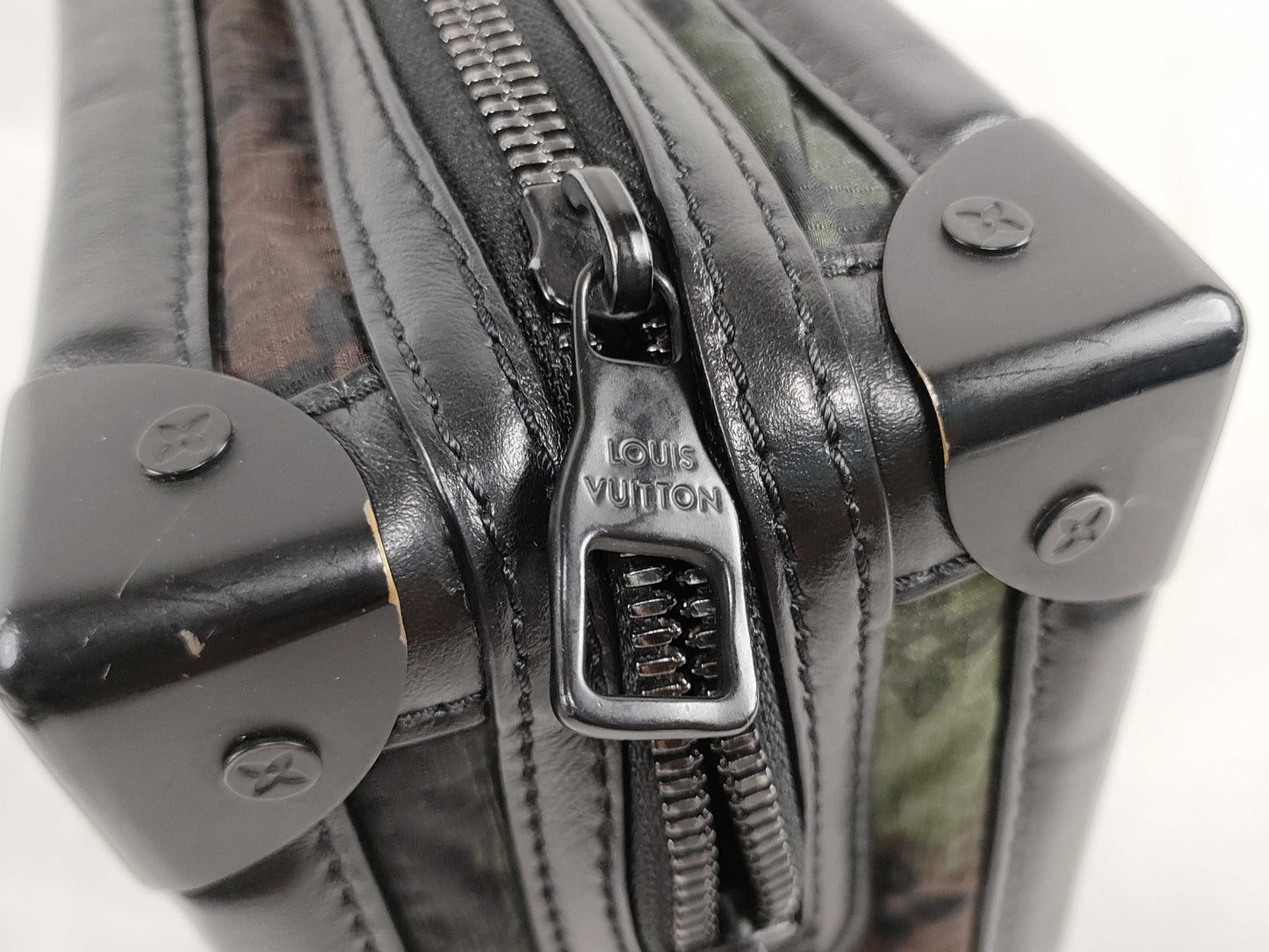 LOUIS VUITTON M 56428 Louis Vuitton LV Monogram Soft Trunk Camouflage Virgil Abloh M56428 RFID Enabled Shoulder Bag