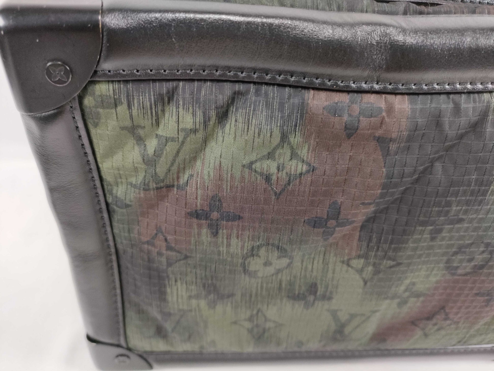 LOUIS VUITTON M 56428 Louis Vuitton LV Monogram Soft Trunk Camouflage Virgil Abloh M56428 RFID Enabled Shoulder Bag