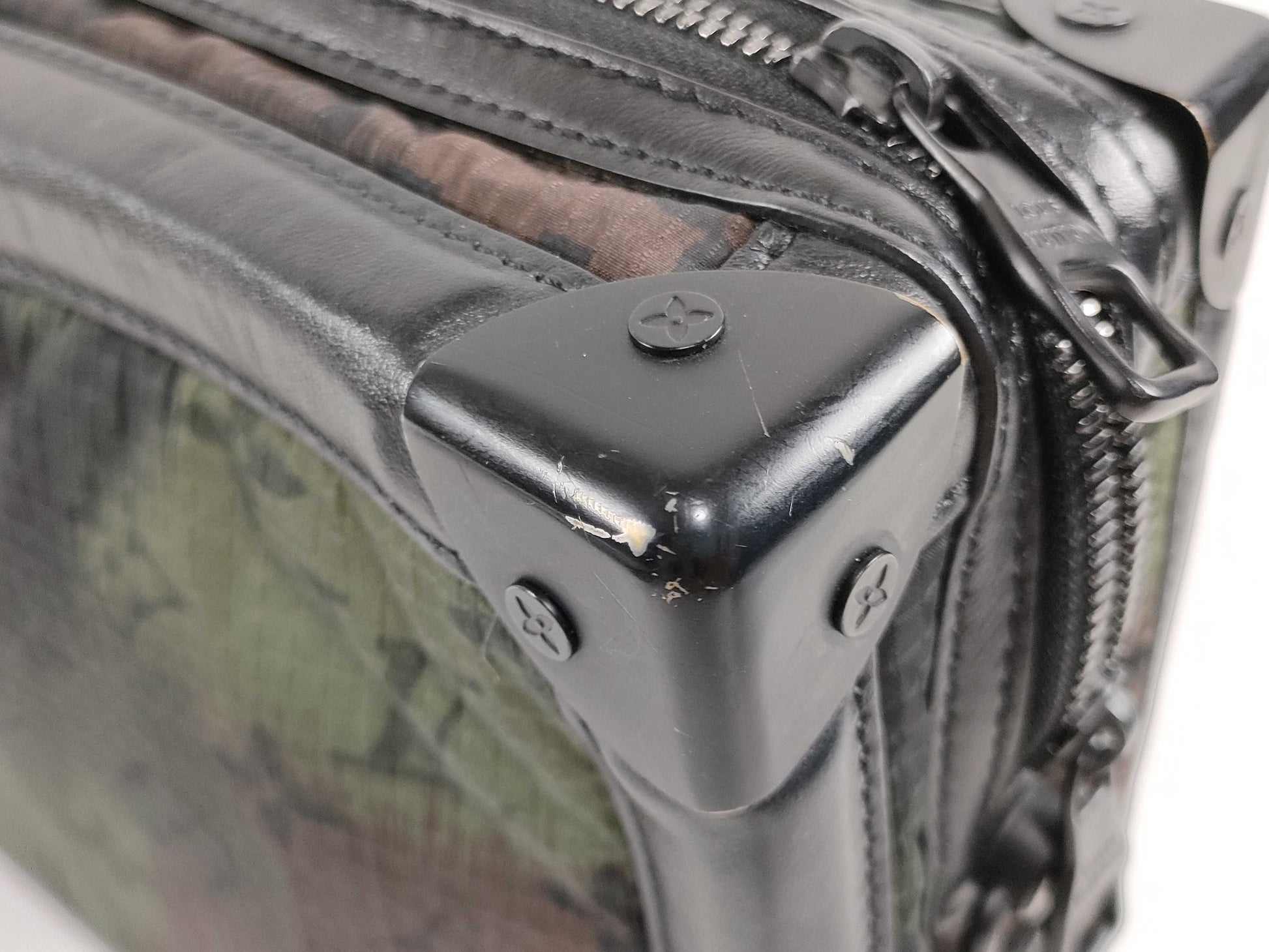 LOUIS VUITTON M 56428 Louis Vuitton LV Monogram Soft Trunk Camouflage Virgil Abloh M56428 RFID Enabled Shoulder Bag