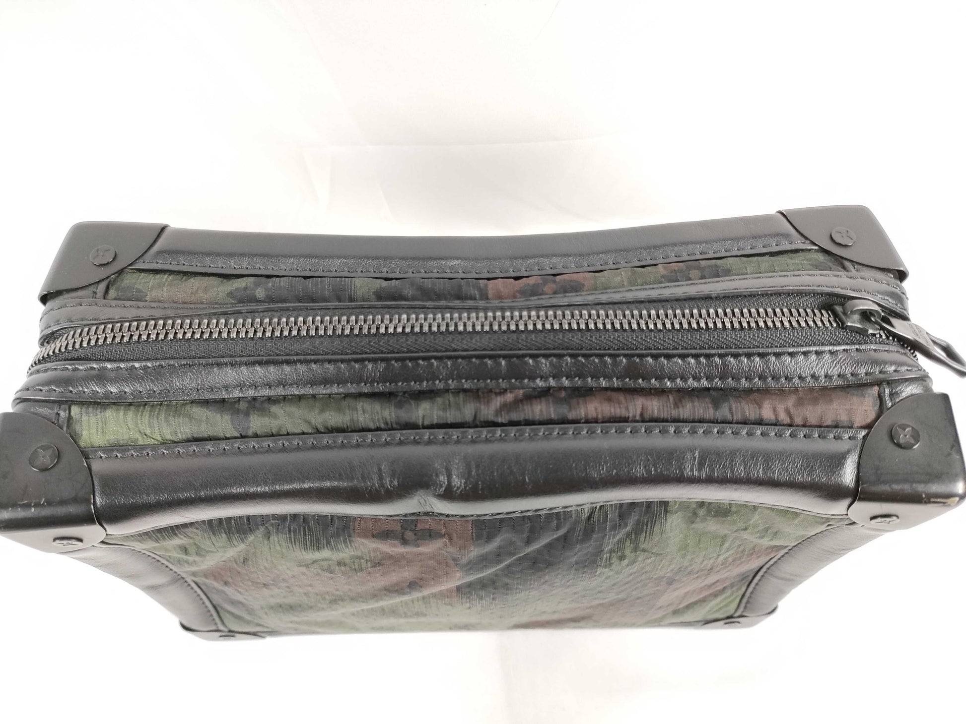 LOUIS VUITTON M 56428 Louis Vuitton LV Monogram Soft Trunk Camouflage Virgil Abloh M56428 RFID Enabled Shoulder Bag