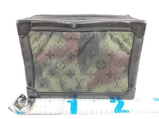 LOUIS VUITTON M 56428 Louis Vuitton LV Monogram Soft Trunk Camouflage Virgil Abloh M56428 RFID Enabled Shoulder Bag