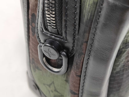 LOUIS VUITTON M 56428 Louis Vuitton LV Monogram Soft Trunk Camouflage Virgil Abloh M56428 RFID Enabled Shoulder Bag