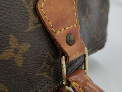 LOUIS VUITTON Monogram Speedy 30 Boston Bag
