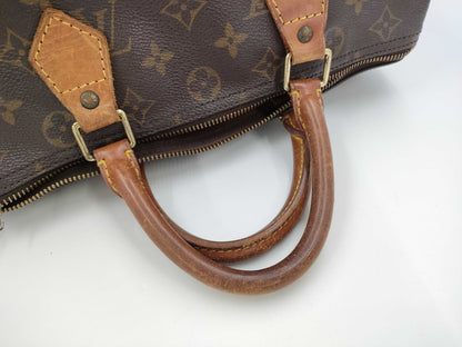 LOUIS VUITTON Monogram Speedy 30 Boston Bag