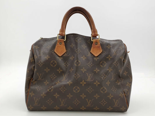 LOUIS VUITTON Monogram Speedy 30 Boston Bag