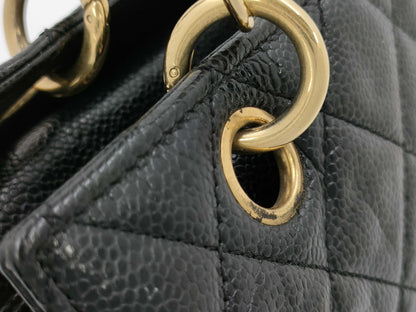 CHANEL Matelasse Caviar Skin Chain Shoulder Bag