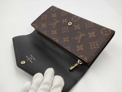 LOUIS VUITTON Louis Vuitton long wallet RFID responsive wallet