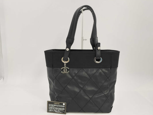 CHANEL Paris-Biarritz bag with sticker card