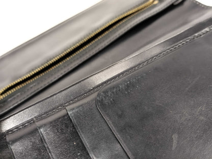 HERMES HERMES long wallet engraved wallet