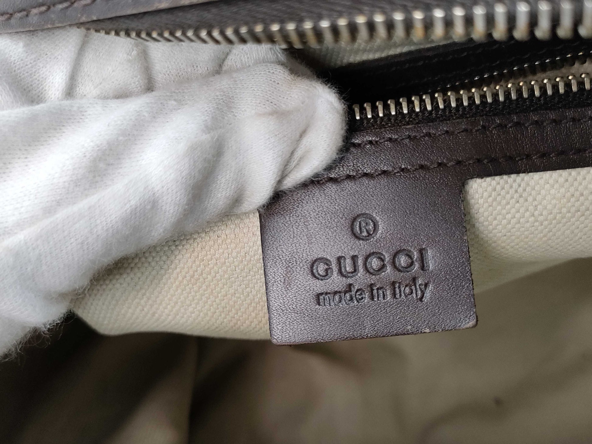 GUCCI 247205 GG Canvas Ophidia 2-way Boston Bag Handbag