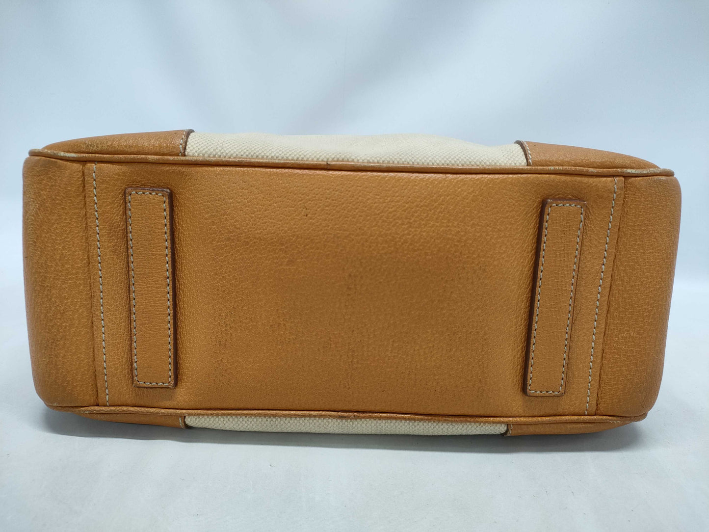 PRADA Canvas Leather Handbag Shoulder Bag Bag