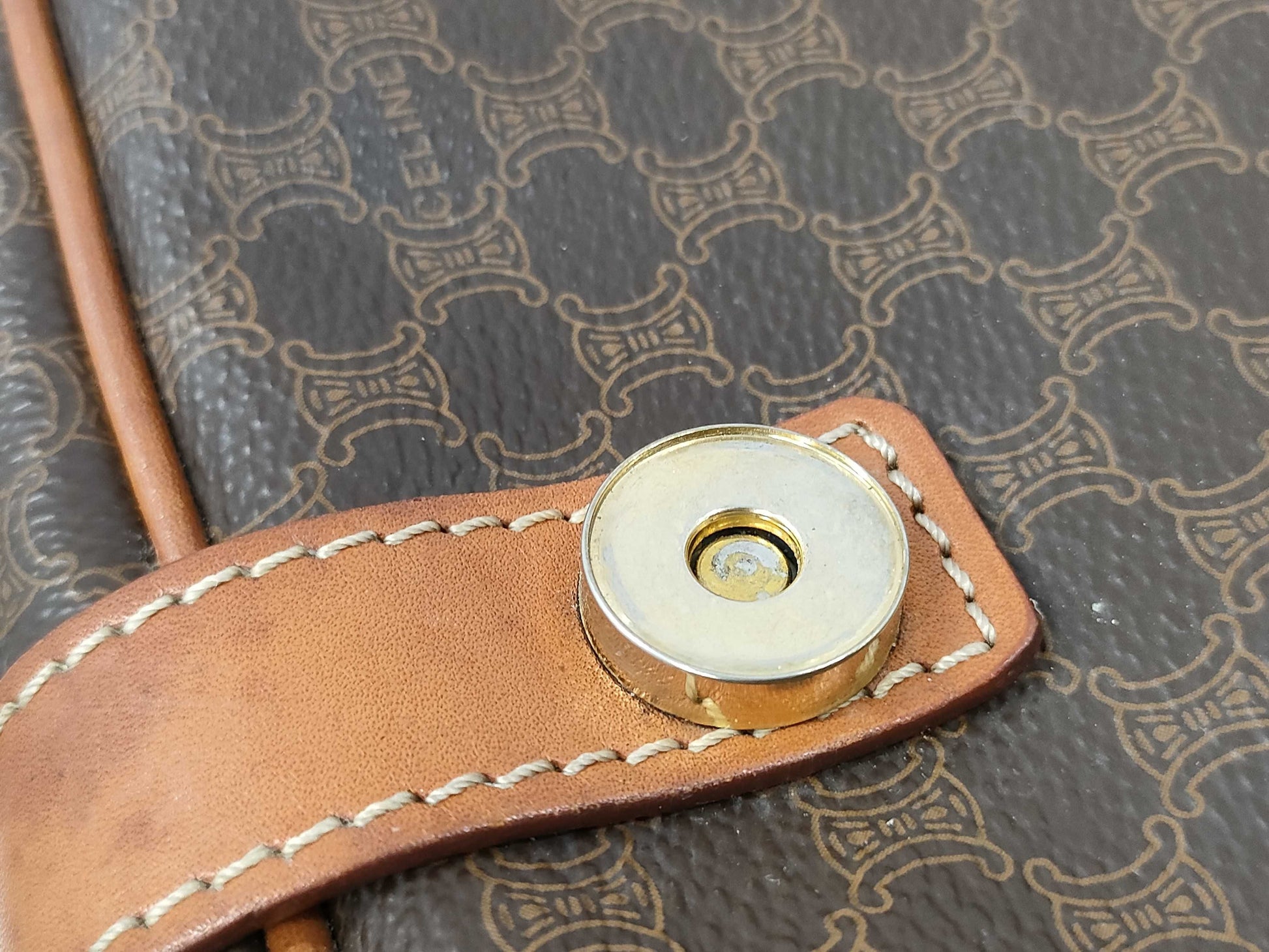 CELINE Macadam Shoulder Bag
