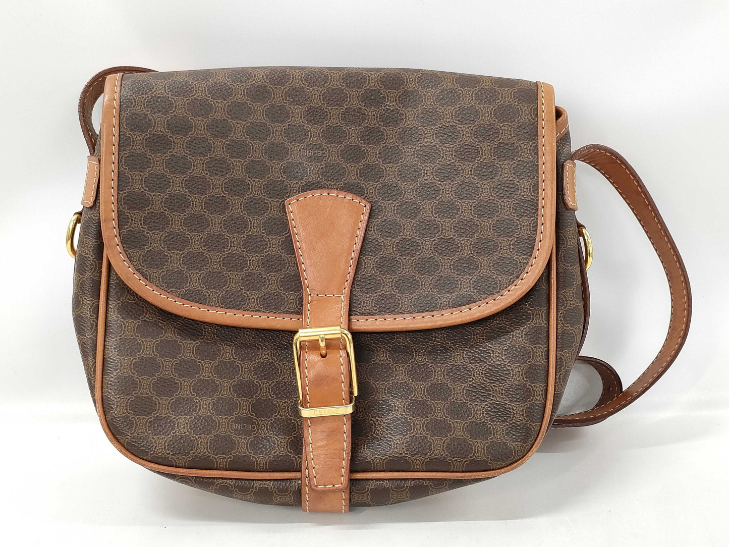 CELINE Macadam Shoulder Bag