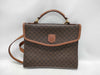 CELINE Macadam PVC Triomphe Flap Shoulder Bag