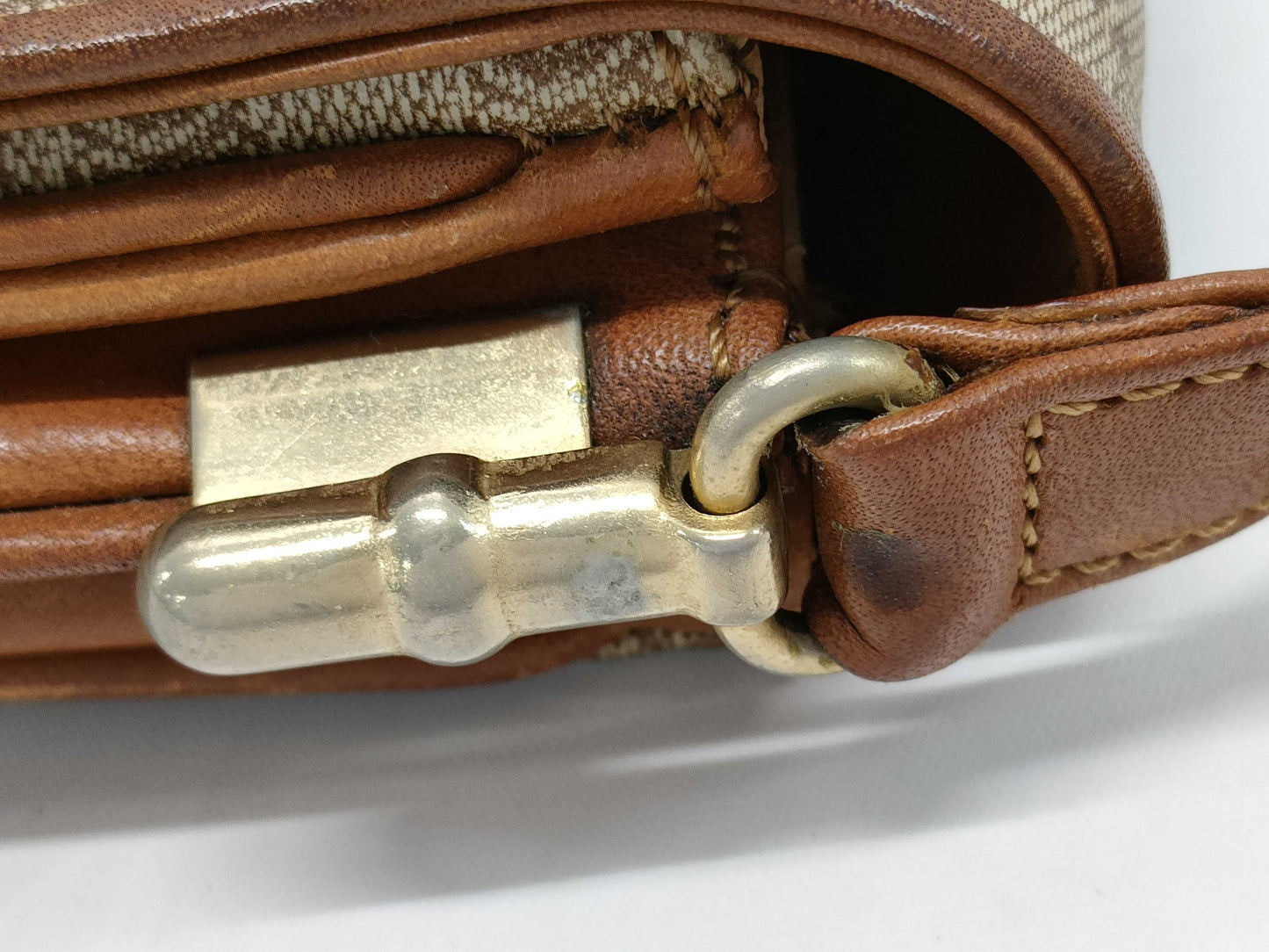 CELINE Macadam PVC Triomphe Shoulder Bag